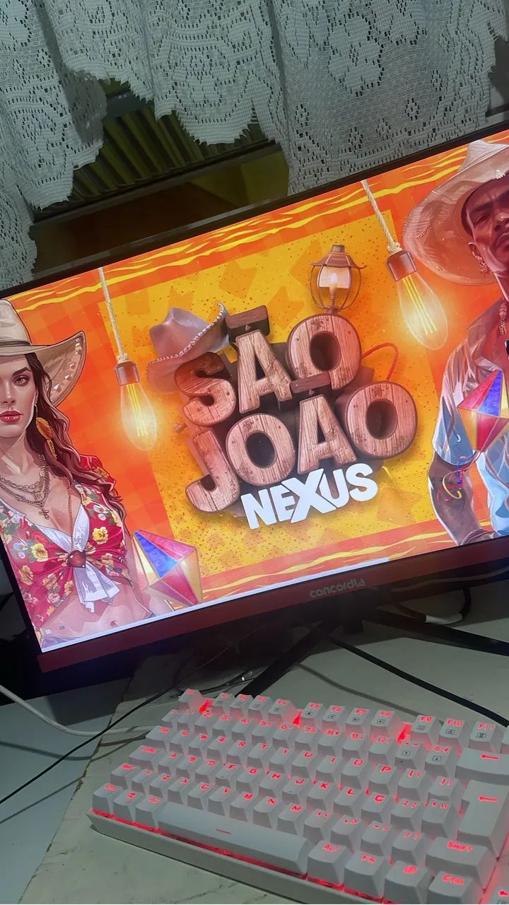 Monitor Concórdia curvo 27, 100 hz - Foto 4