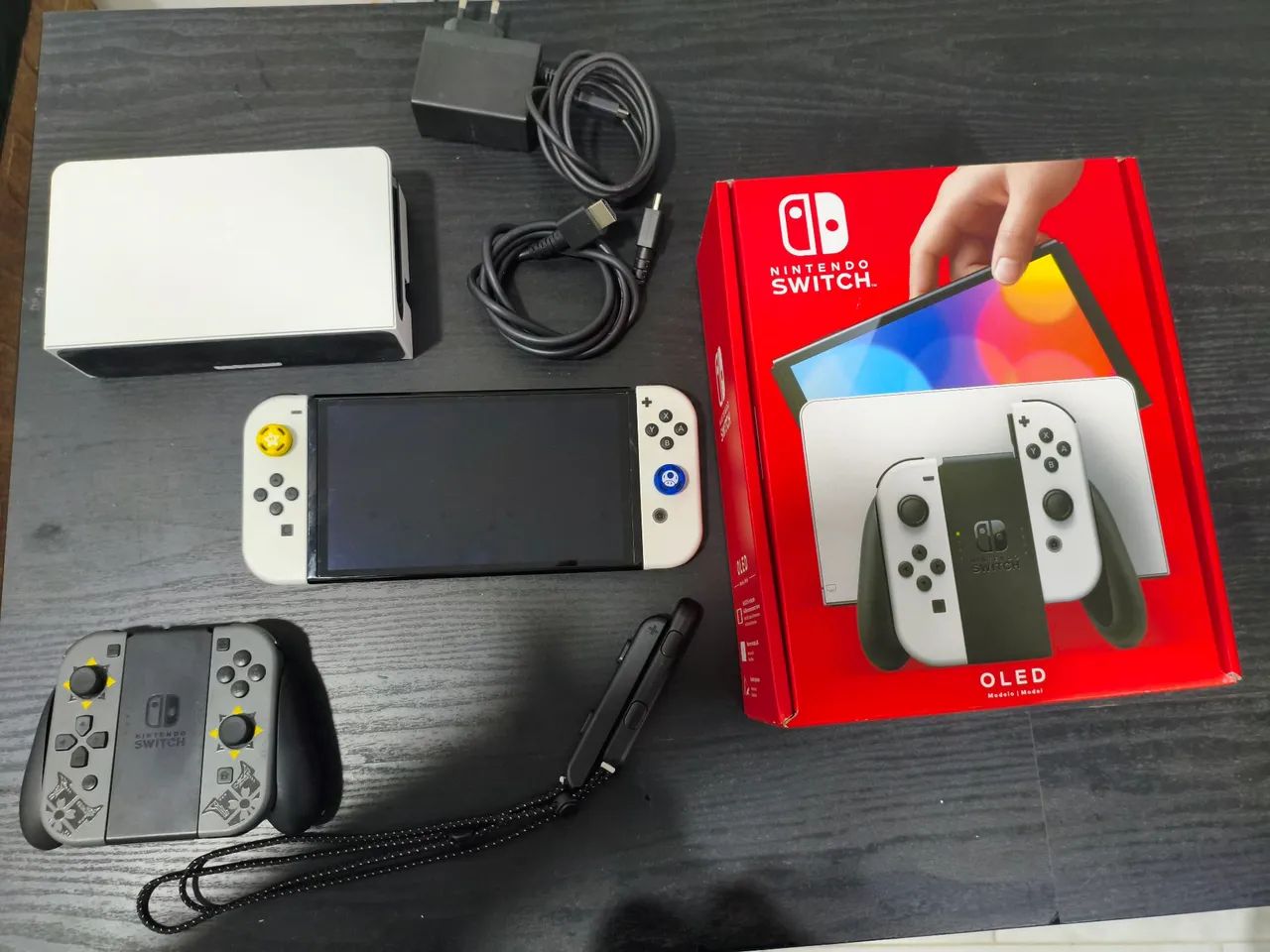 Nintendo switch OLED (Desbloqueado) Com estojo  - Foto 2