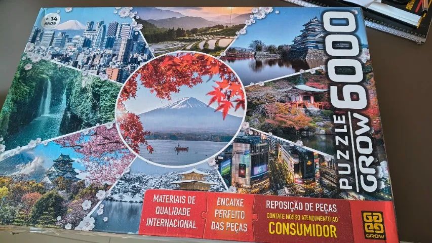 Quebra cabeça 6000 peças