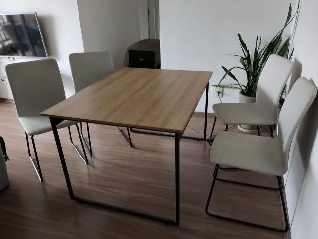 MESA DE JANTAR  COM 4 CADEIRAS - Foto 5