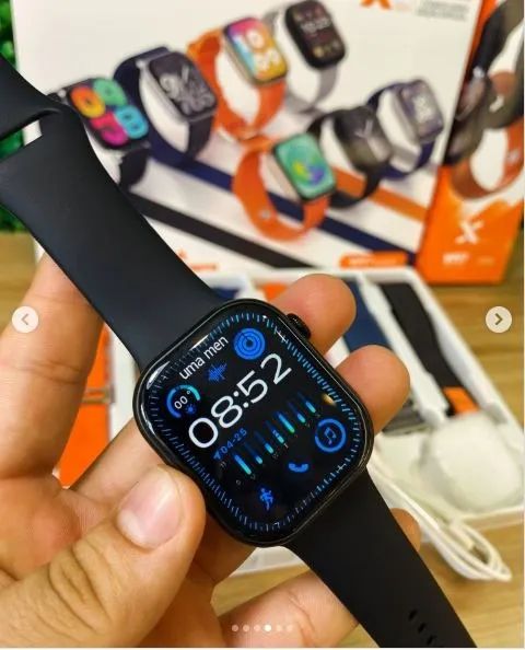 Relógio Smartwatch W97 Pro Max 7 Pulseiras - Foto 2