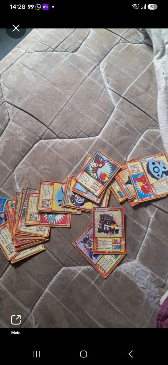 55 Cartas pokemon antigas de coleção  - Foto 2