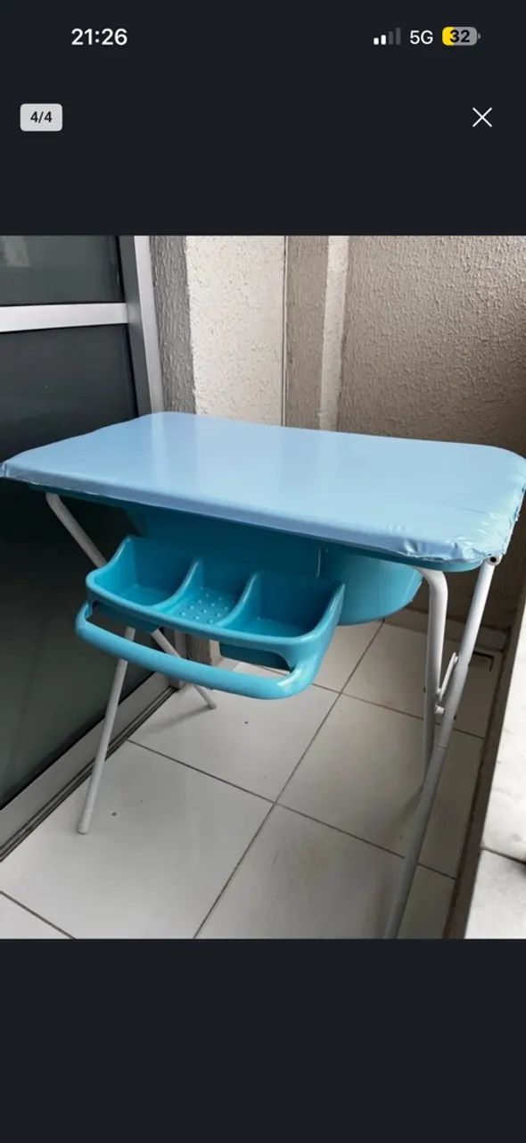 Banheira de bebê com trocador  - Foto 2