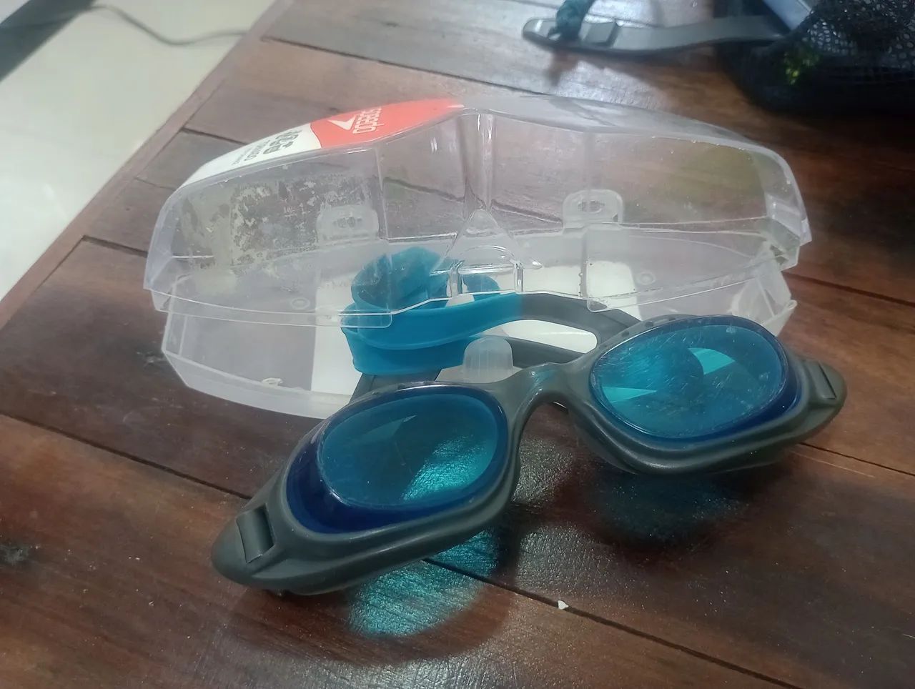 Óculos de natação e toca - Foto 2