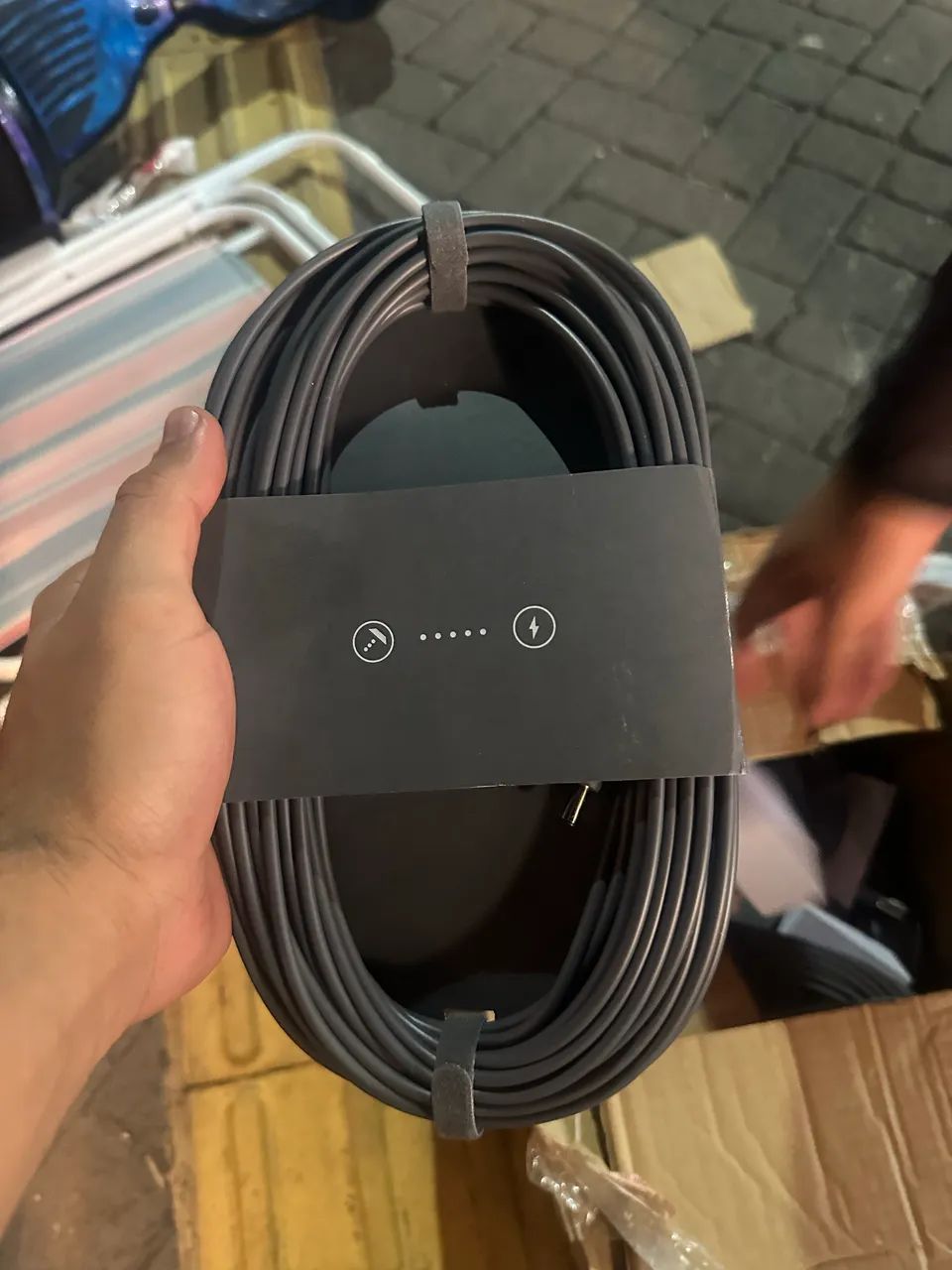 Vendo cabo e fonte da starlink mini lacrado  - Foto 3