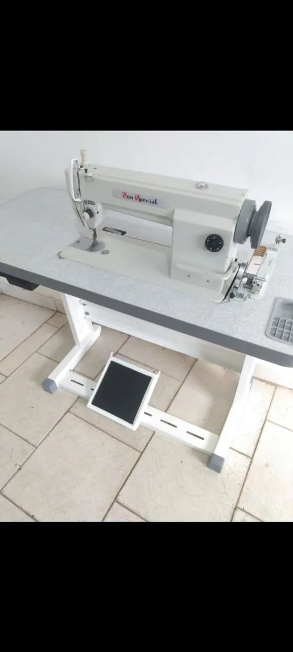 Máquina de Costura Reta Industrial Sun Special, semi nova, 220 v<br>?1.100,00 - Foto 2