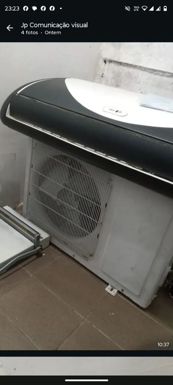 Vende-se ar condicionado split 24.000 BTUS funcionando perfeitamente.