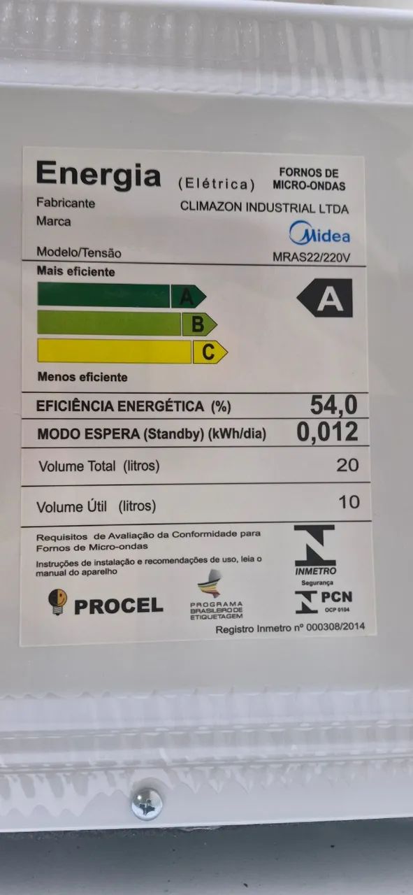 Microondas 20L ÓTIMO estado Midea - Foto 5