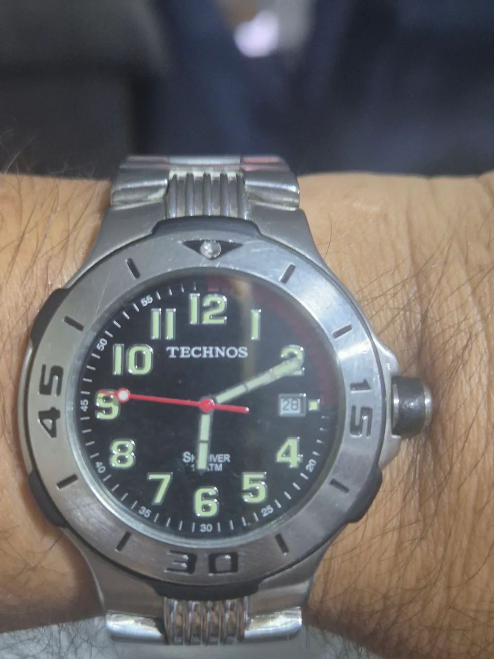 Relógio TECHNOS SKYDIVER 100 METROS   -   TODO REVISADO