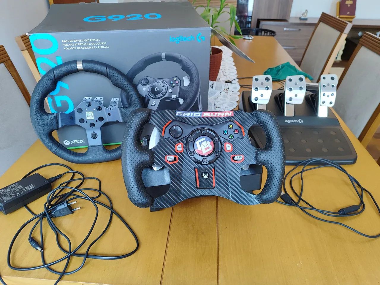 Volante Logitech G920 + Add-ons 