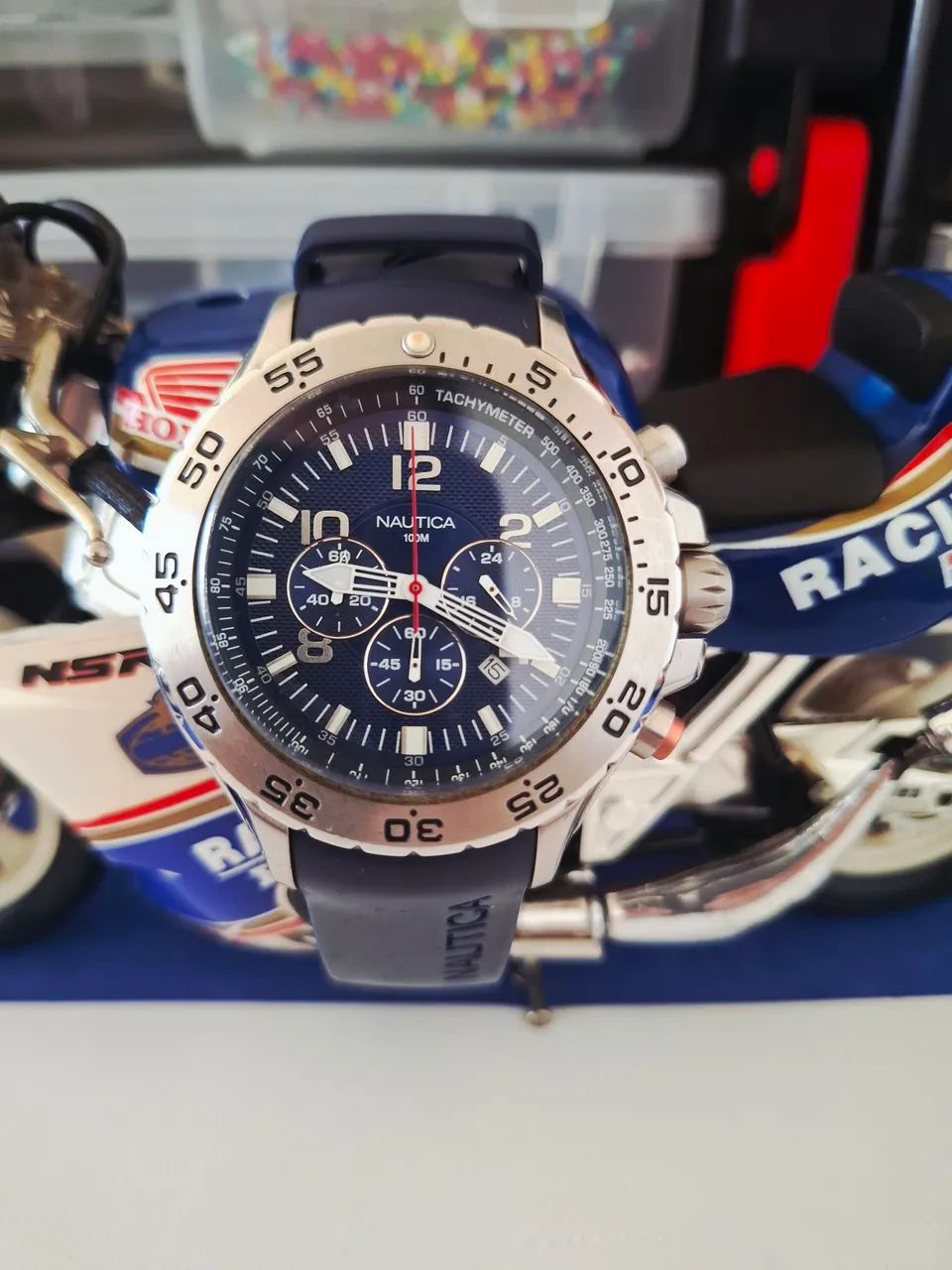 Relógio Náutica NST Chronograph. TOP!!! - Foto 5