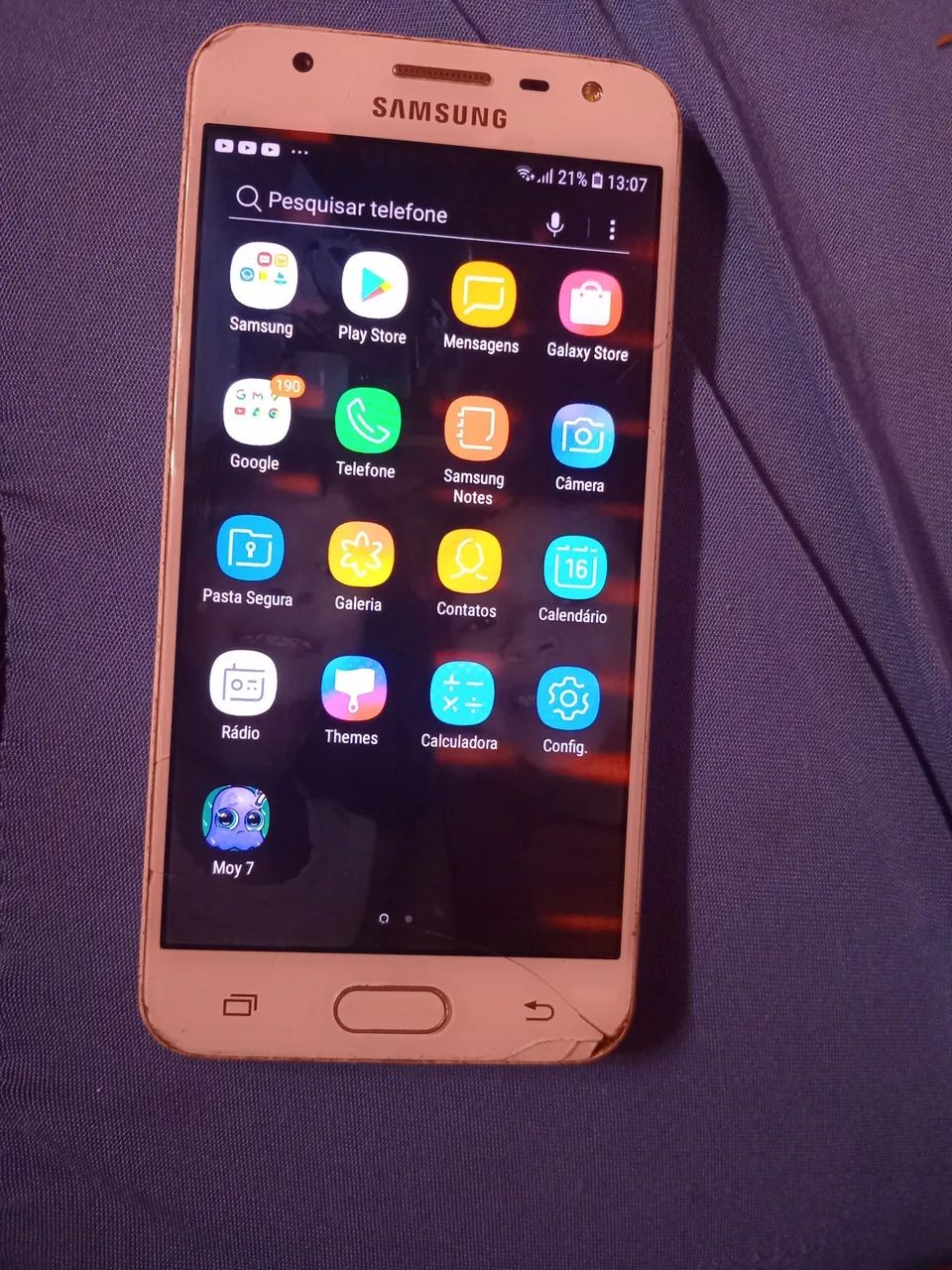 Celular j5 prime funcionando normal apenas botão.de ligar e de volume não funciona  - Foto 2