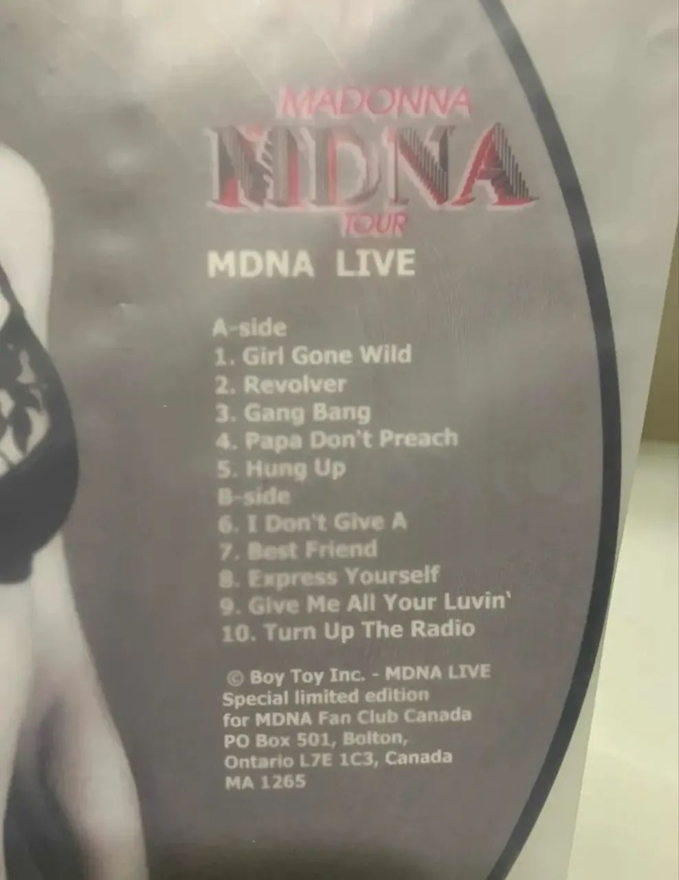 Madonna Mdna Live Lp Vinil Picture Disc Importado - Foto 5