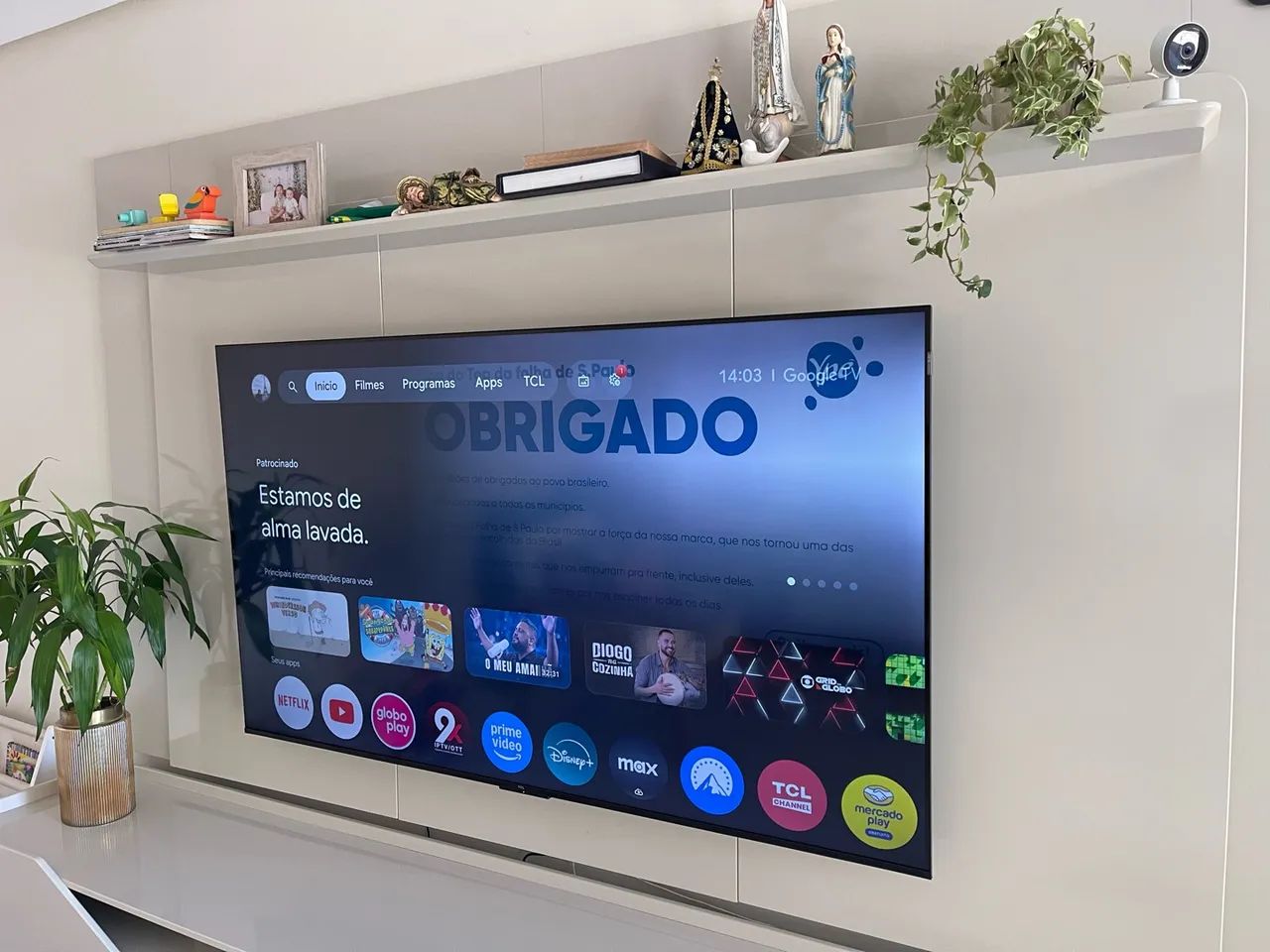 Tv 65 polegadas TCL QLED 4K Premium 