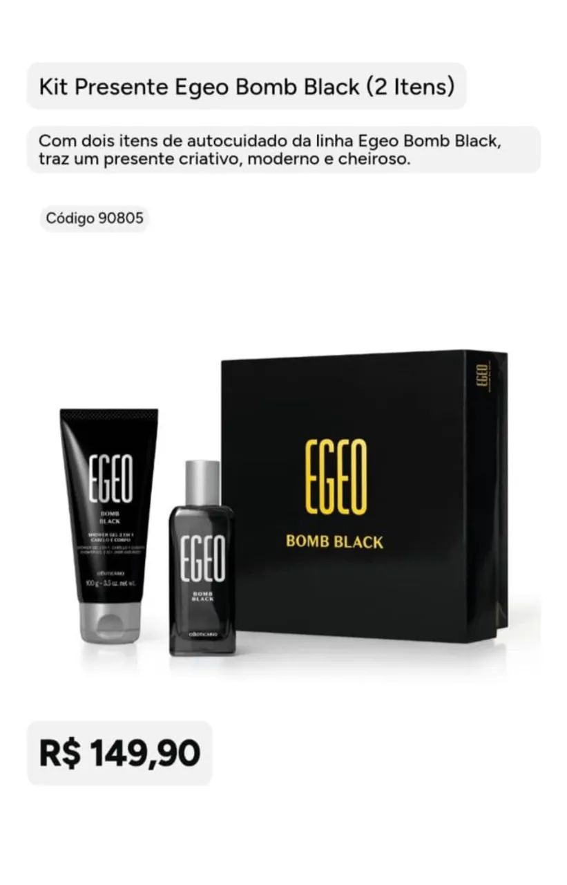 Kit Presente Egeo Black