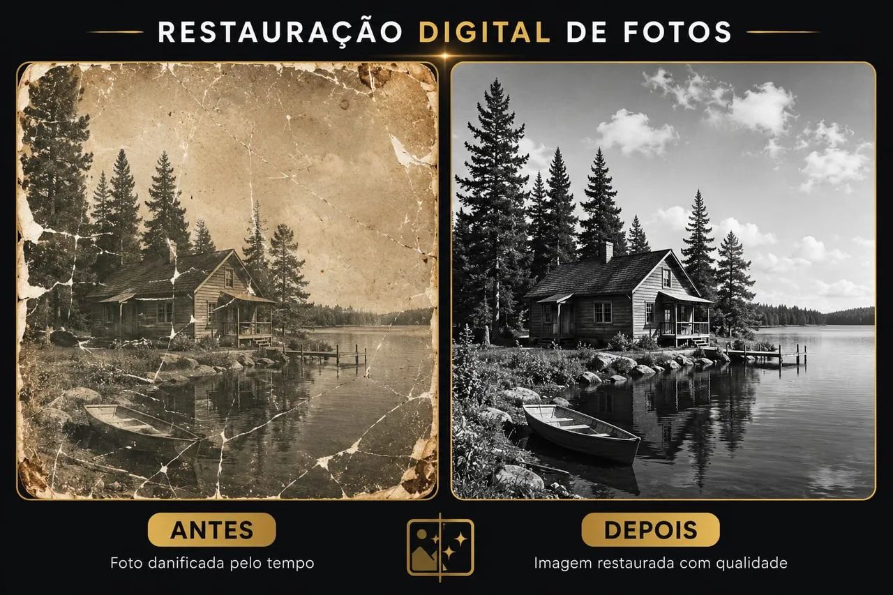 Restauração e Melhoria de Fotos Digitais  - Foto 3