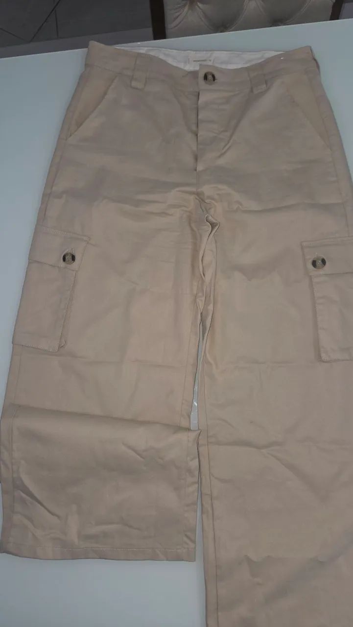 Calça cargo feminina (Tamanho 40) - Foto 5