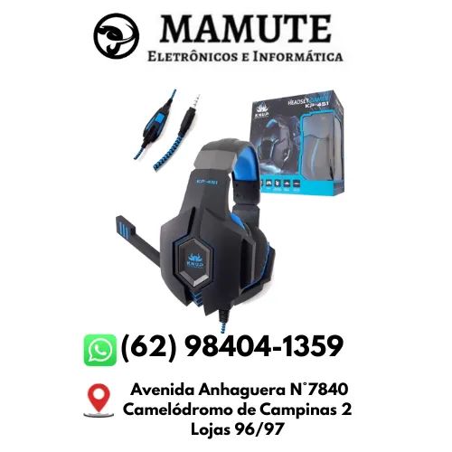Fone Headset Gamer Knup Kp-451 Fone Celular Xbox One Ps4 P2