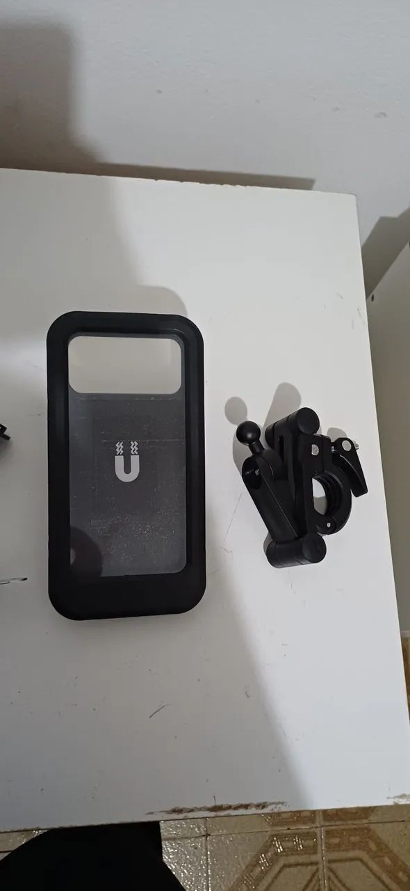 2 Suportes de celular p/ moto + capa de banco universal - Foto 3