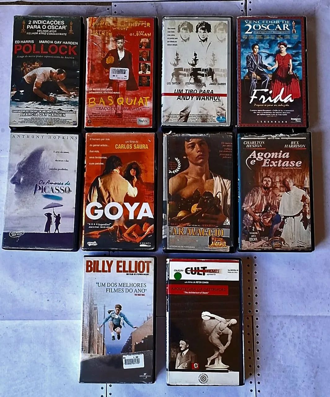 Fitas VHS de Artes (Lote)