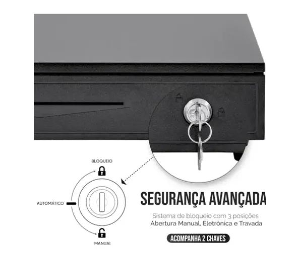 Caixa Registradora Gaveta Pra Comercio Supermercado Dinheiro - Foto 4