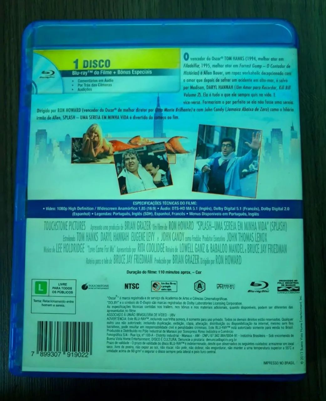 Blu-ray Splash uma sereia em minha vida  - Foto 2
