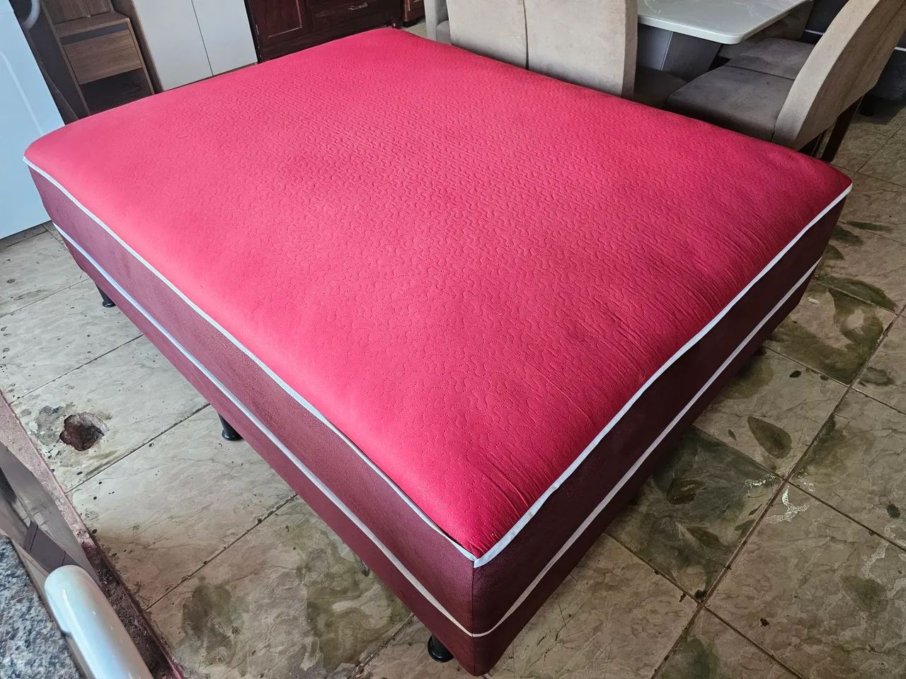 Cama queen unibox nova Molas tradicional  - Foto 3