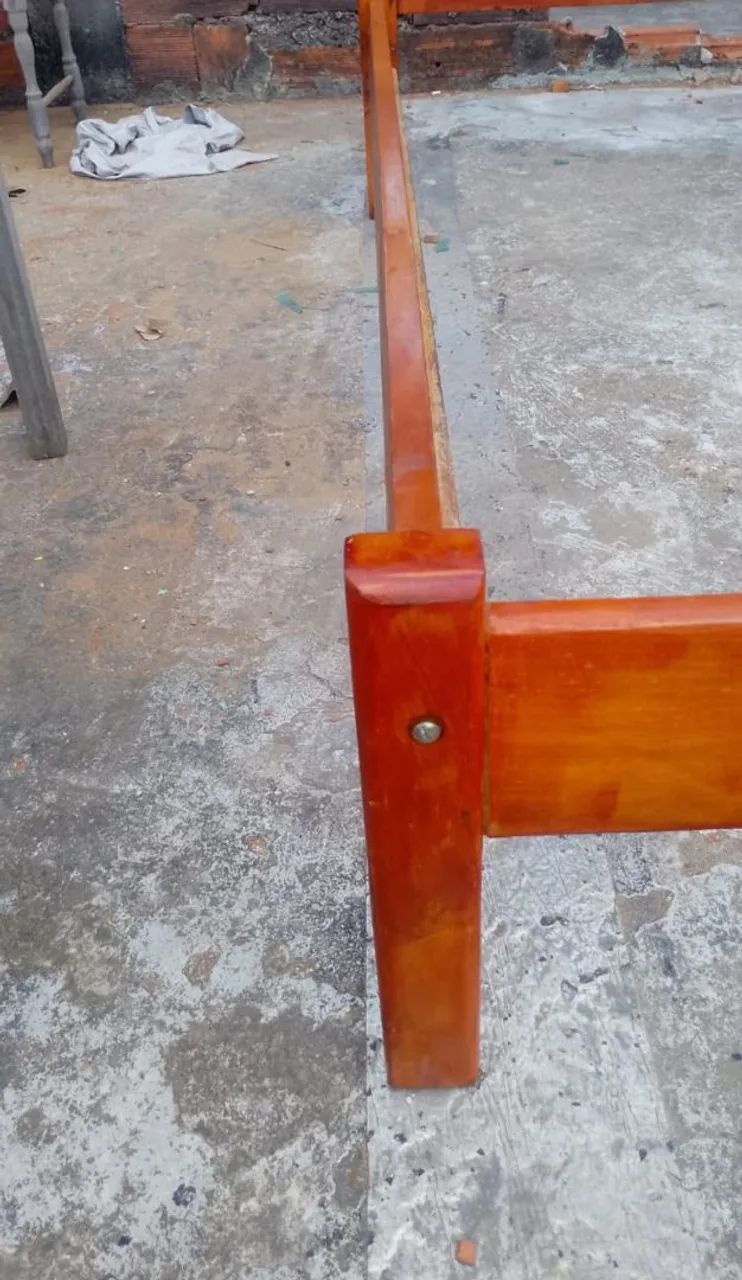Cama de Peroba amarela com Angelim pedra - Foto 3