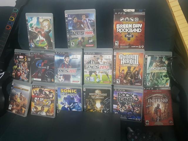 PS3 + Jogos + Guitarras Rock n' Roll - Foto 4