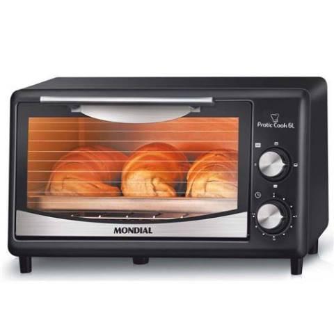 Vendo um Forno Elétrico Mondial Pratic Cook 6L
