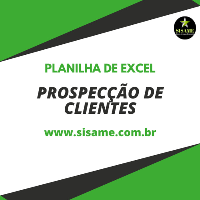 Planilha de Excel - Prospecção de Clientes