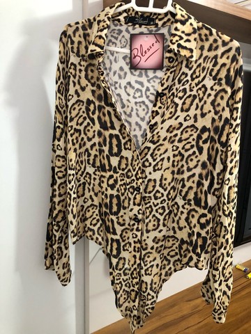 Camisa cropped estampada - Foto 3