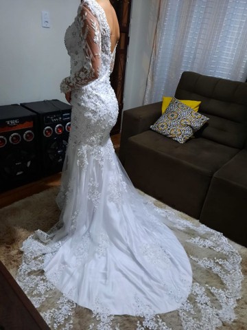 Vestido de noiva sereia - Foto 6