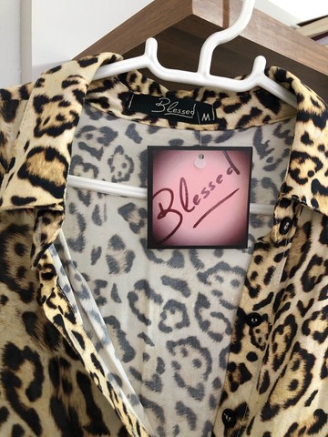 Camisa cropped estampada - Foto 4