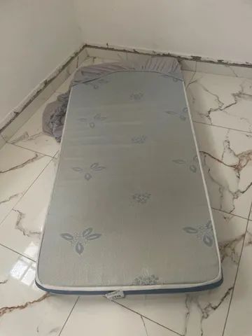 Colchão Solteiro Querubin Liso 88cm Espuma D20 - Solteiro - Foto 4