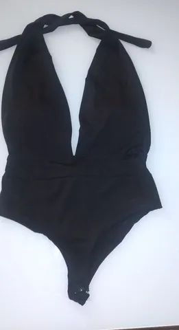 Body super decotado cor preto - Foto 3