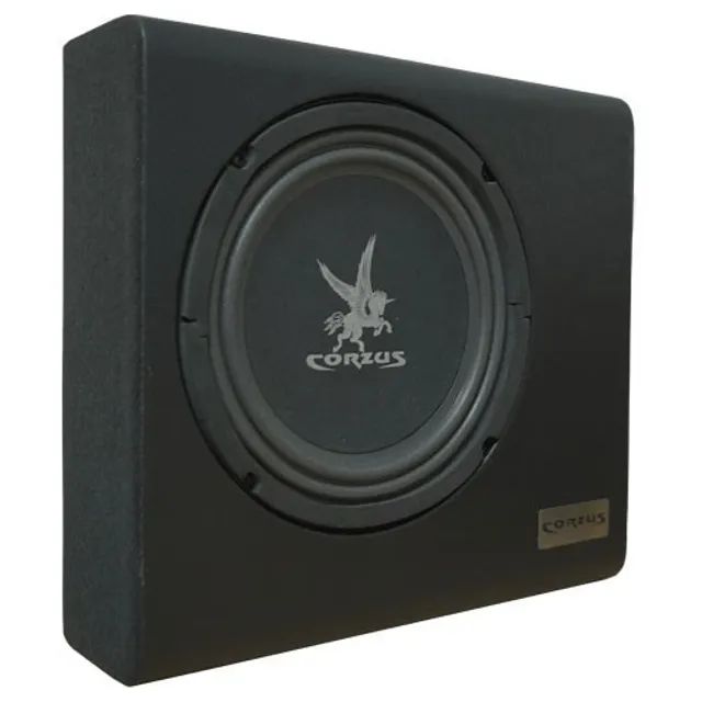 Caixa De Som Dutada Mini Slim Subwoofer Ativa Grave 8 Polegadas Bob 200w Rms Carro Som - Foto 3