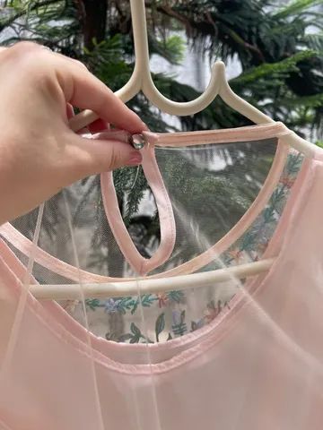 Camisa transparente + blusa pra usar por dentro.  - Foto 5