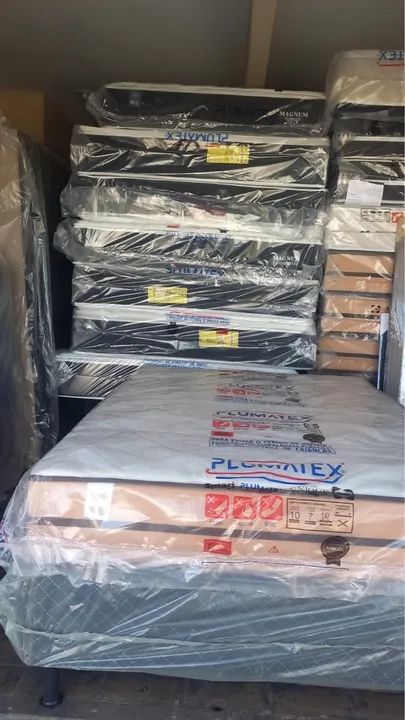 Cama box Casal Colchão plumatex - Foto 2