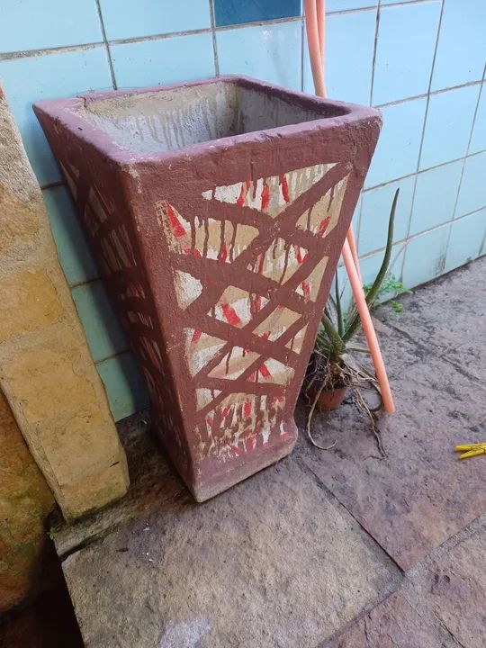 Vaso de plantas rústico R$30,00  - Foto 2