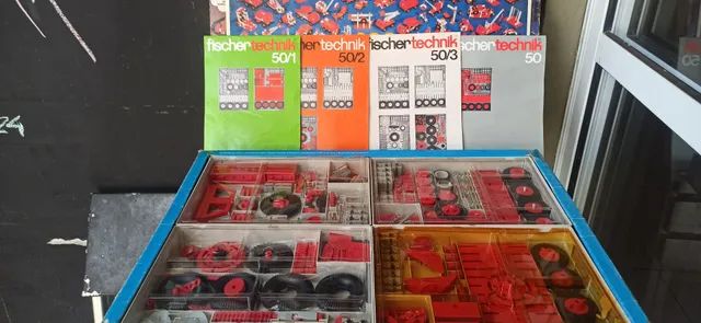 FISHER TECHNIK KIT 300 MODELOS ALEMÃO 1977 RARIDADE  - Foto 4