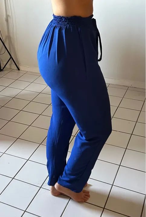Calça de praia azul  - Foto 2