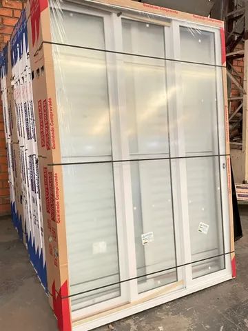 Portas de correr 3 folhas com vidro Temperado blindex Direto da Fabrica