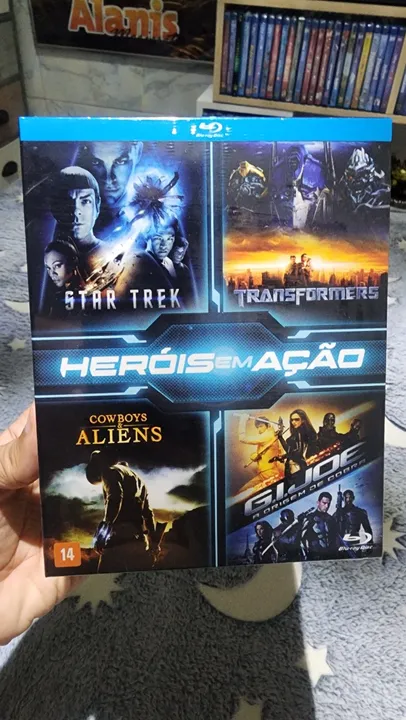 Blu-ray Box Heróis Em Ação 4 Filmes Lacrado