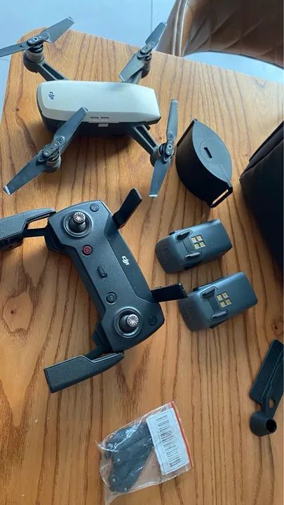 Drone Spark completo 3 bateria carrrgador bolsa - Foto 4
