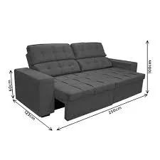 SOFÁ RETRATÍL RECLINÁVEL  - Foto 2