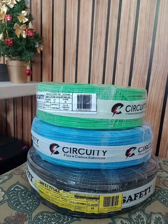 Cabos elétricos antichamas 