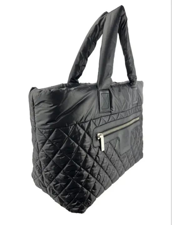 Bolsa Tote Chanel Coco Cocoon Preta - Foto 3