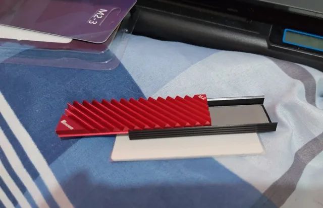 Kit com dissipador e adaptador m.2 Sata e nvme - Foto 2