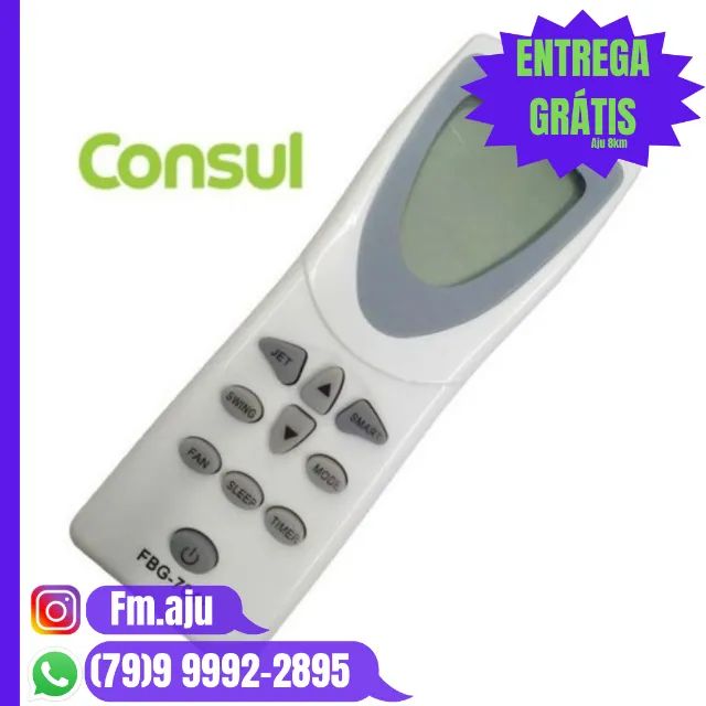Controle de Ar condicionado Consul - Novo / Entrega Grátis 8km/ Garantia